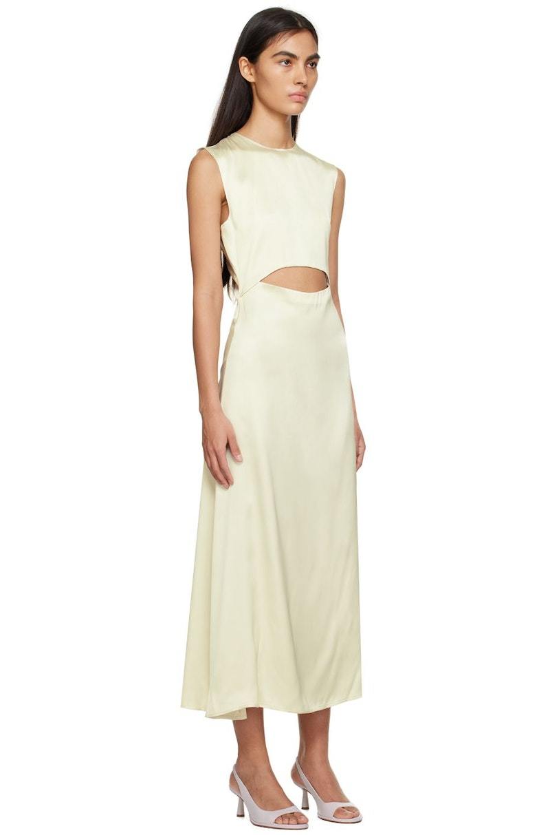 Loulou Studio ロングドレス ホワイト SS24 Loulou Studio Copan Maxi Dress - Off-White | Garmentory