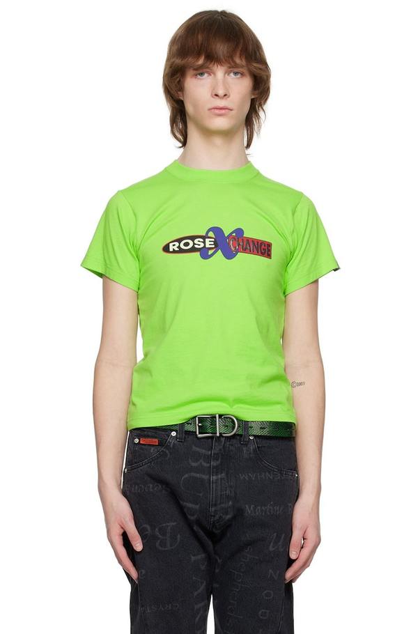 Martine Rose Shrunken T-Shirt - Green | Garmentory
