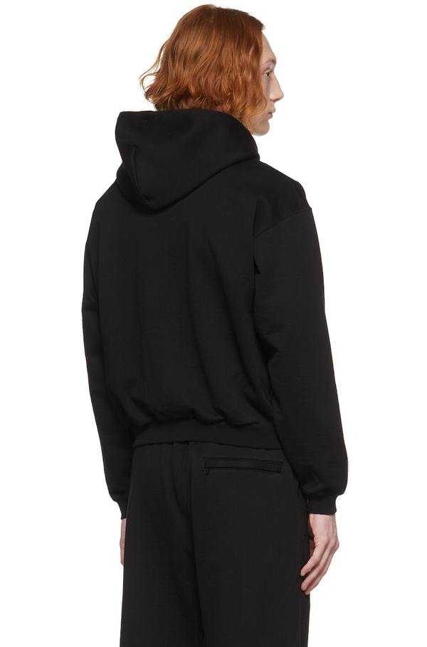 AURALEE Black Smooth Zip-Up Hoodie | Garmentory