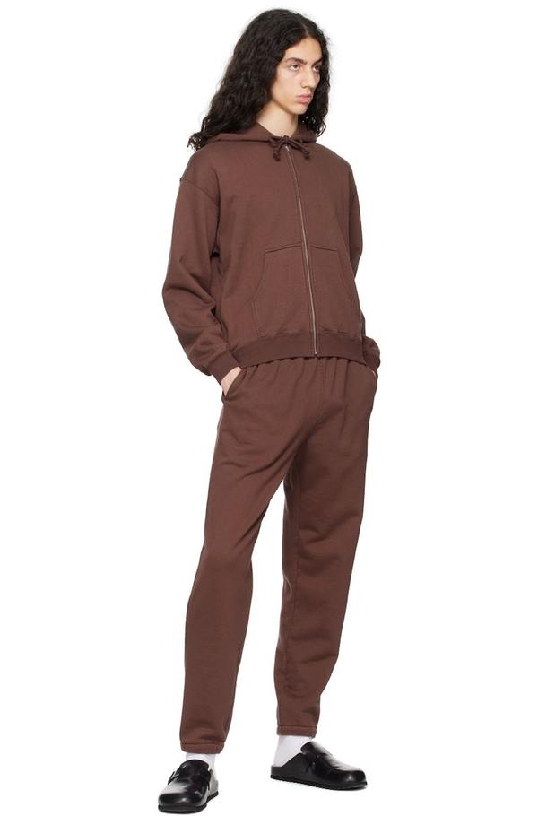 Auralee Smooth Soft Hoodie - Brown | Garmentory
