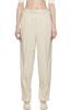 Auralee Pleated Trousers - Ivory - Thumbnail 2