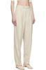Auralee Pleated Trousers - Ivory - Thumbnail 3