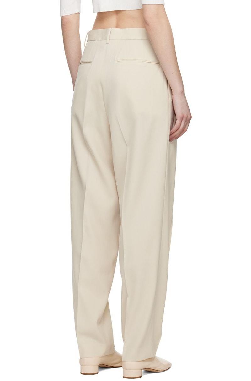Auralee Pleated Trousers - Ivory