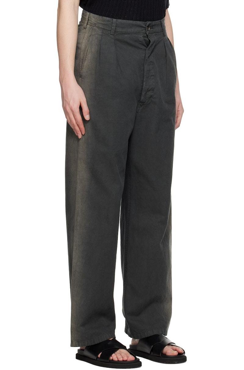 AURALEE Gray Finx Trousers - Ink black | Garmentory