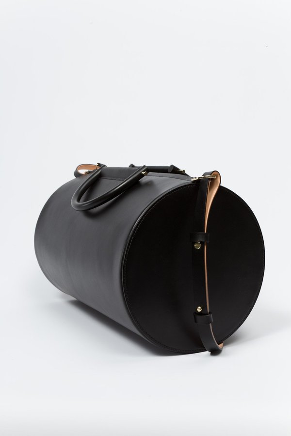 Building Block Cylinder Duffel - Black | Garmentory