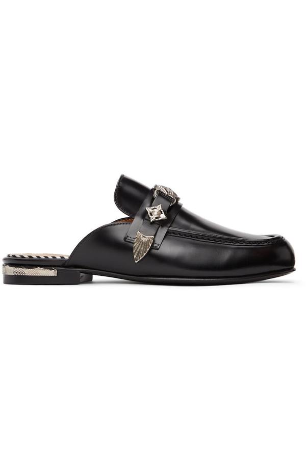 Toga Pulla Polido Loafer Mules - Black | Garmentory