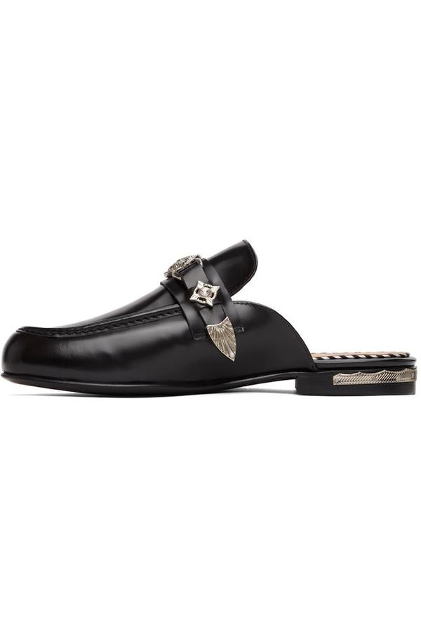 Toga Pulla Polido Loafer Mules - Black | Garmentory