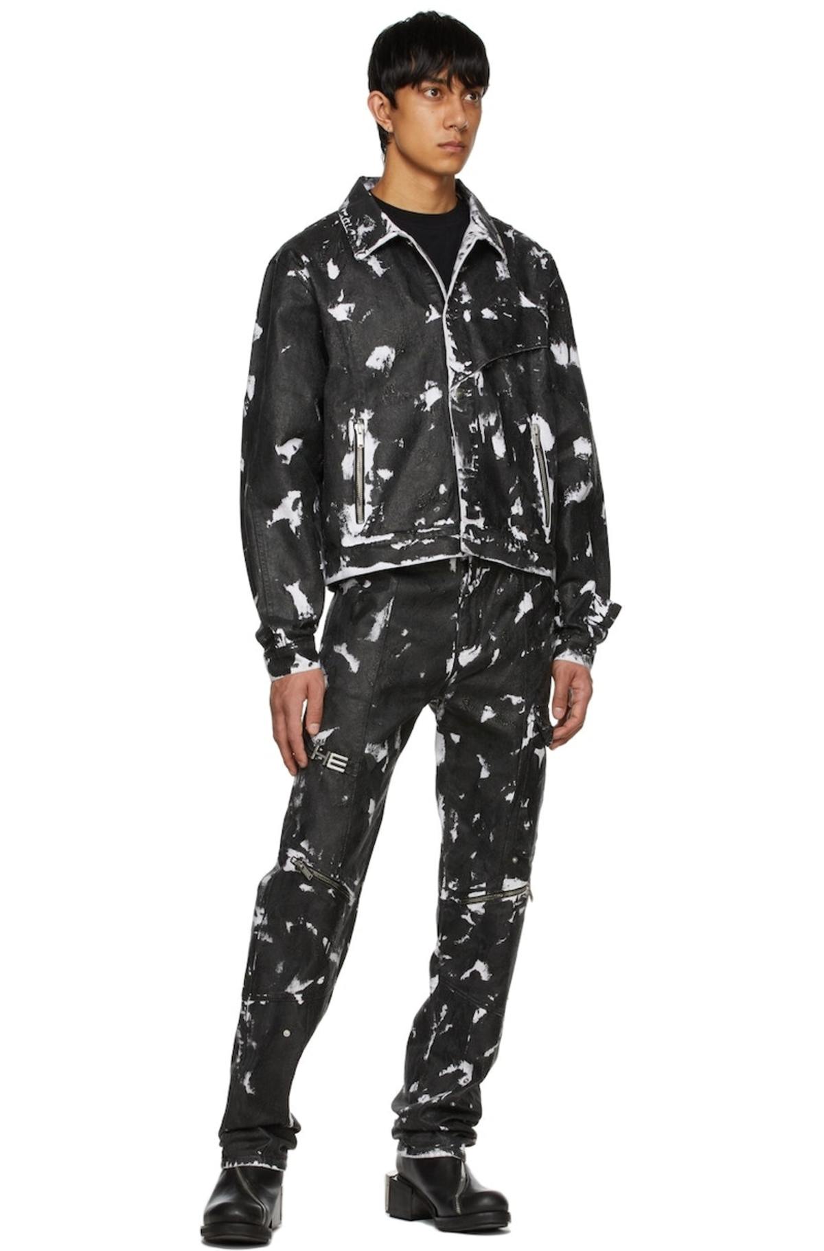 HELIOT EMIL Cotton Denim Jacket - Black | Garmentory