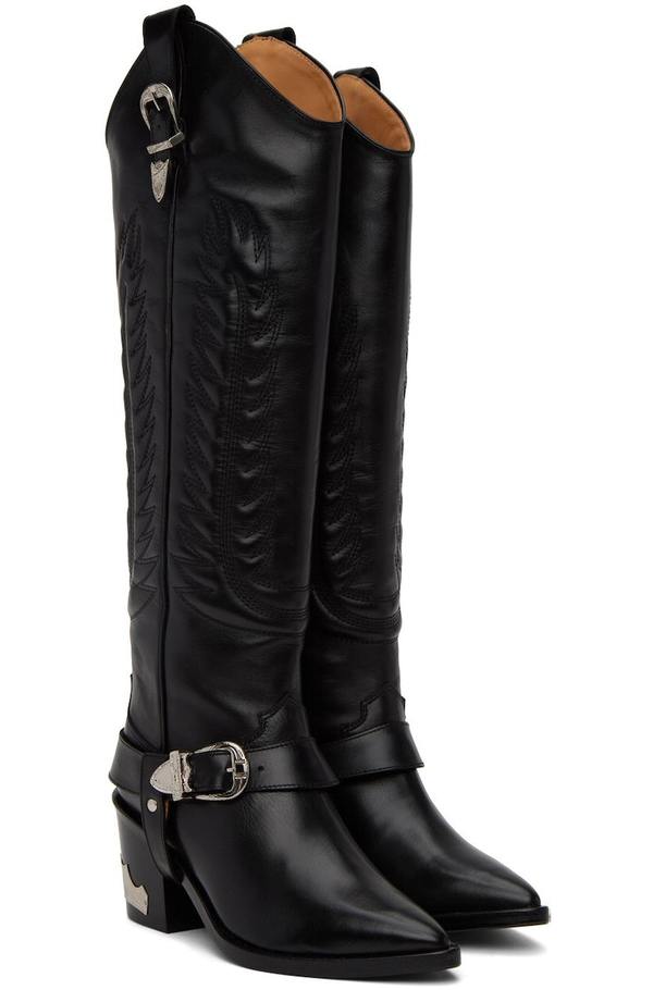 Toga Pulla Cowboy Boots - Black | Garmentory