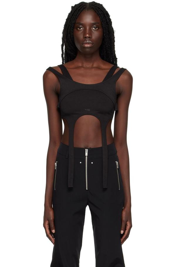 HELIOT EMIL レディース タンクトップ Heliot Emil Harness Tank Top - Black | Garmentory