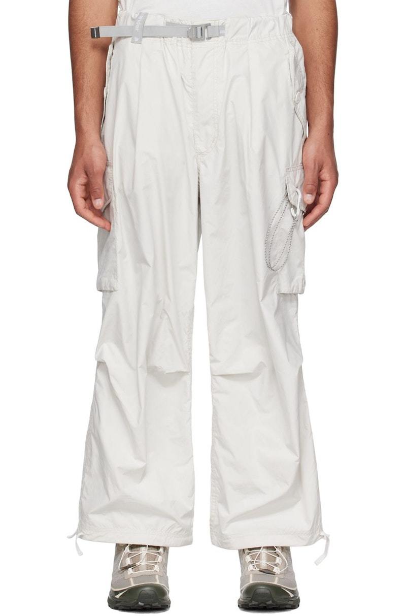 and wander Off-White Oversized Cargo Pants | Garmentory