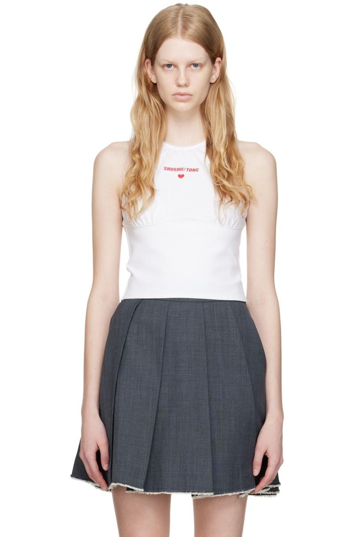 Shushu/Tong Bonded Tank Top - White | Garmentory