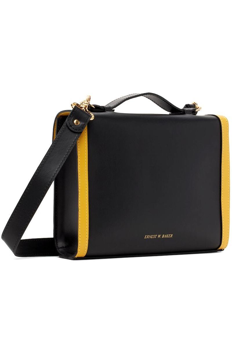 Ernest W. Baker Black & Yellow School Bag - Black/Yellow | Garmentory