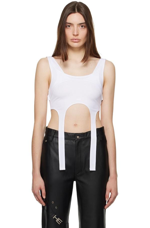 Heliot Emil Harness Tank Top - White | Garmentory