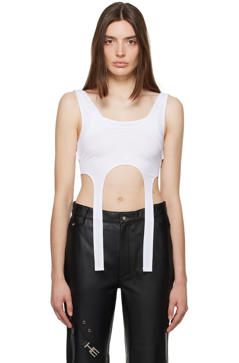 HELIOT-EMIL-White-Harness-Tank
