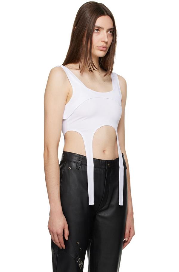 Heliot Emil Harness Tank Top - White | Garmentory