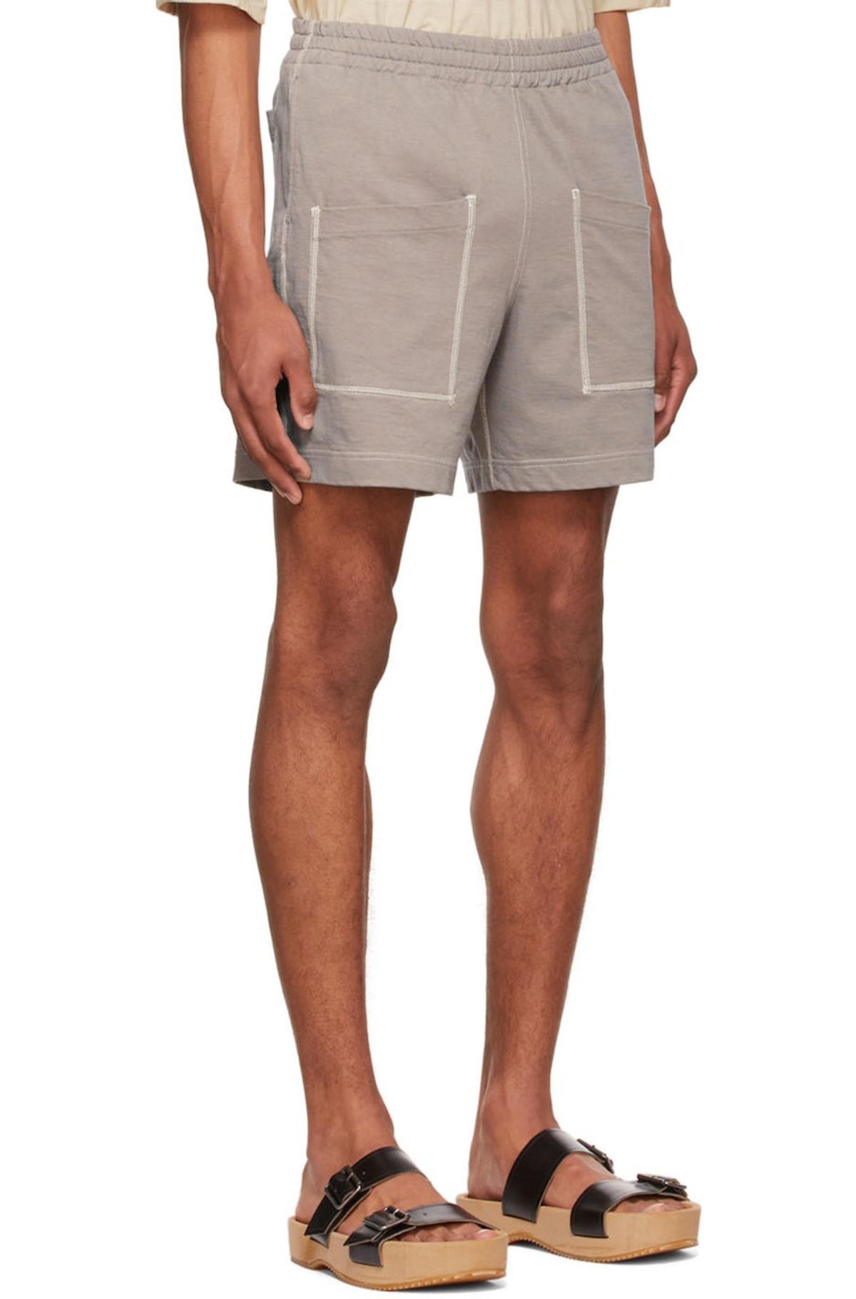 AURALEE organic cotton shorts サイズ5 Auralee Organic Cotton Shorts - Gray | Garmentory