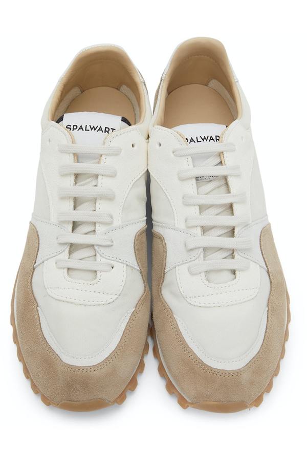 Spalwart Taupe & White Marathon Trail Low Sneakers - Taupe