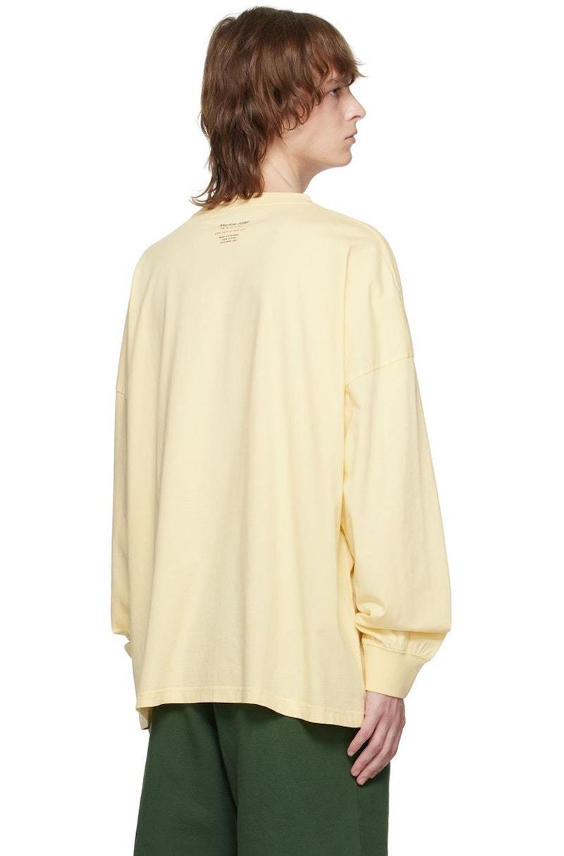 Martine Rose Yellow Printed Tee即日発送可 Martine Rose photograph-print Cotton T-shirt | Yellow | FARFETCH