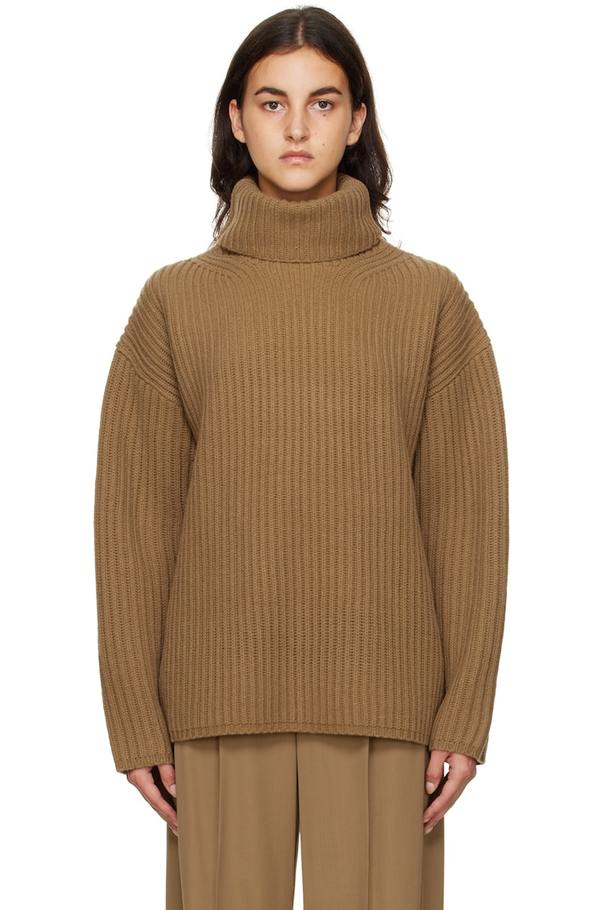 Joseph Tan Wool Turtleneck Camel Garmentory