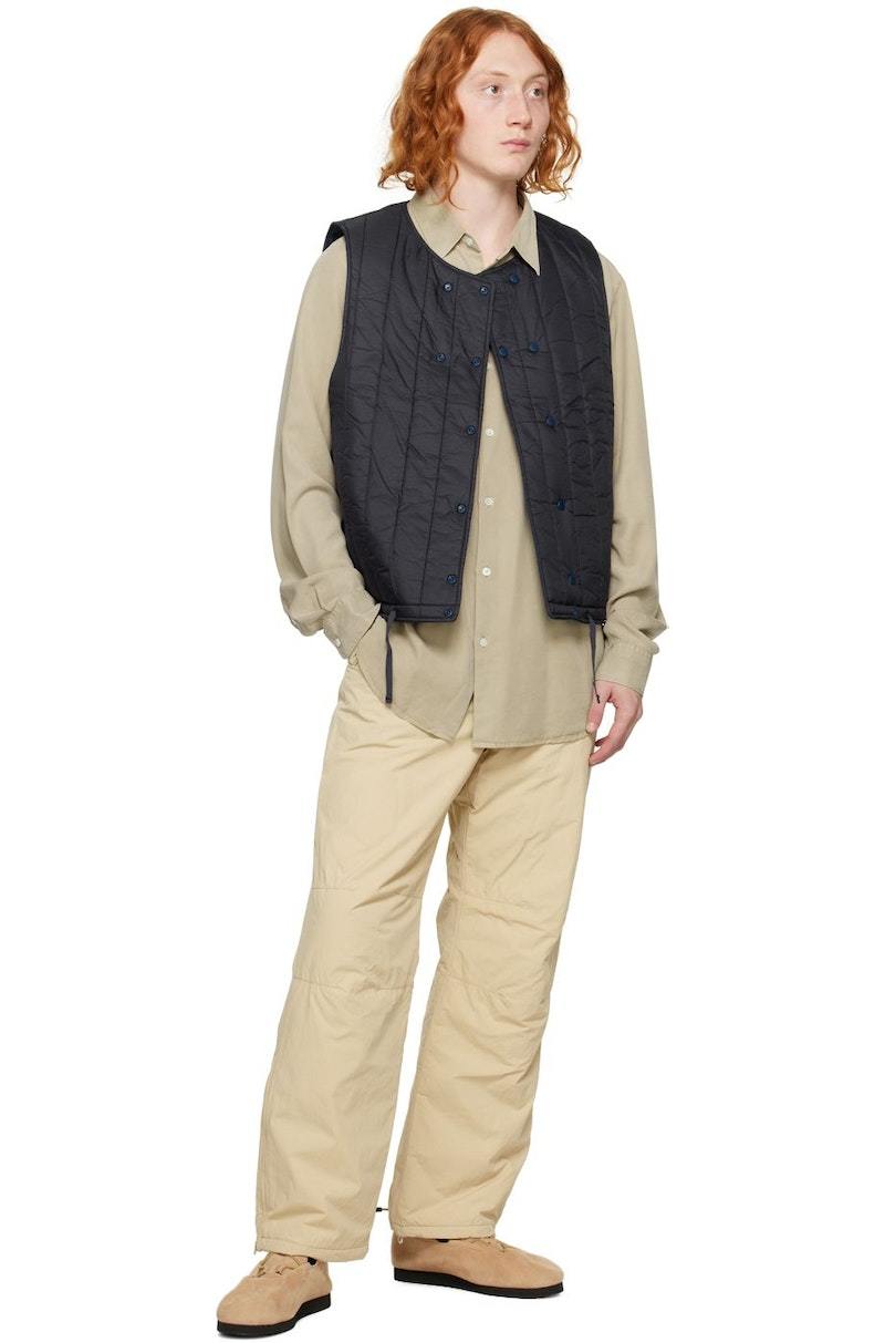Auralee Biodegradable Nylon Over Trousers - Beige | Garmentory