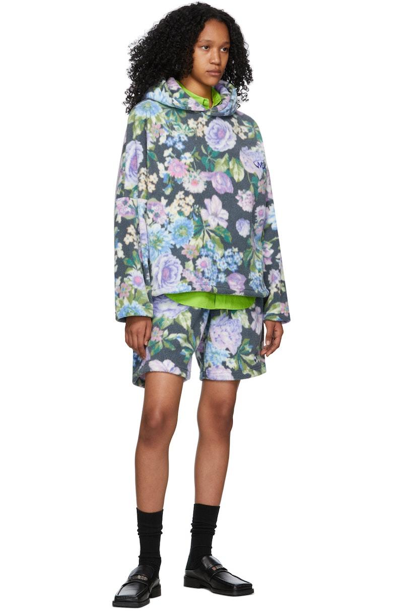 パンツ MARTINE ROSE Black Barambo Shorts Martine Rose Black Barambo Shorts - Black/Purple | Garmentory