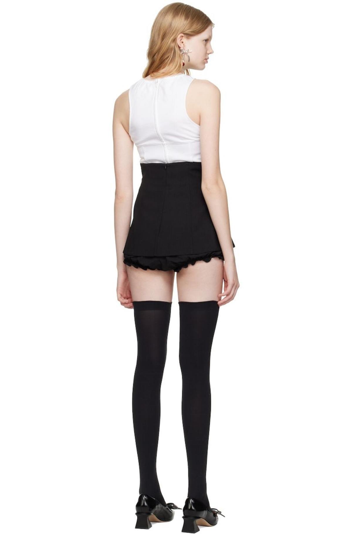Shushu/Tong SSENSE Exclusive Black Skort - Black | Garmentory