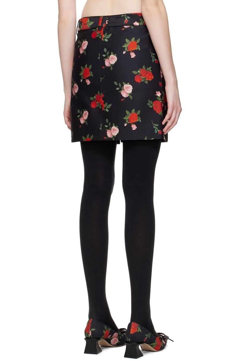 Shushu/Tong Low-Rise Miniskirt - BCack | Garmentory