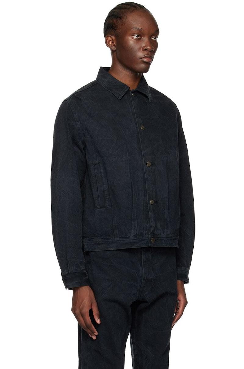 ジャケットその他 Auralee Unisex Faded Denim Jacket Black A23SB01DE-LBK Auralee Faded Denim Jacket - Black | Garmentory