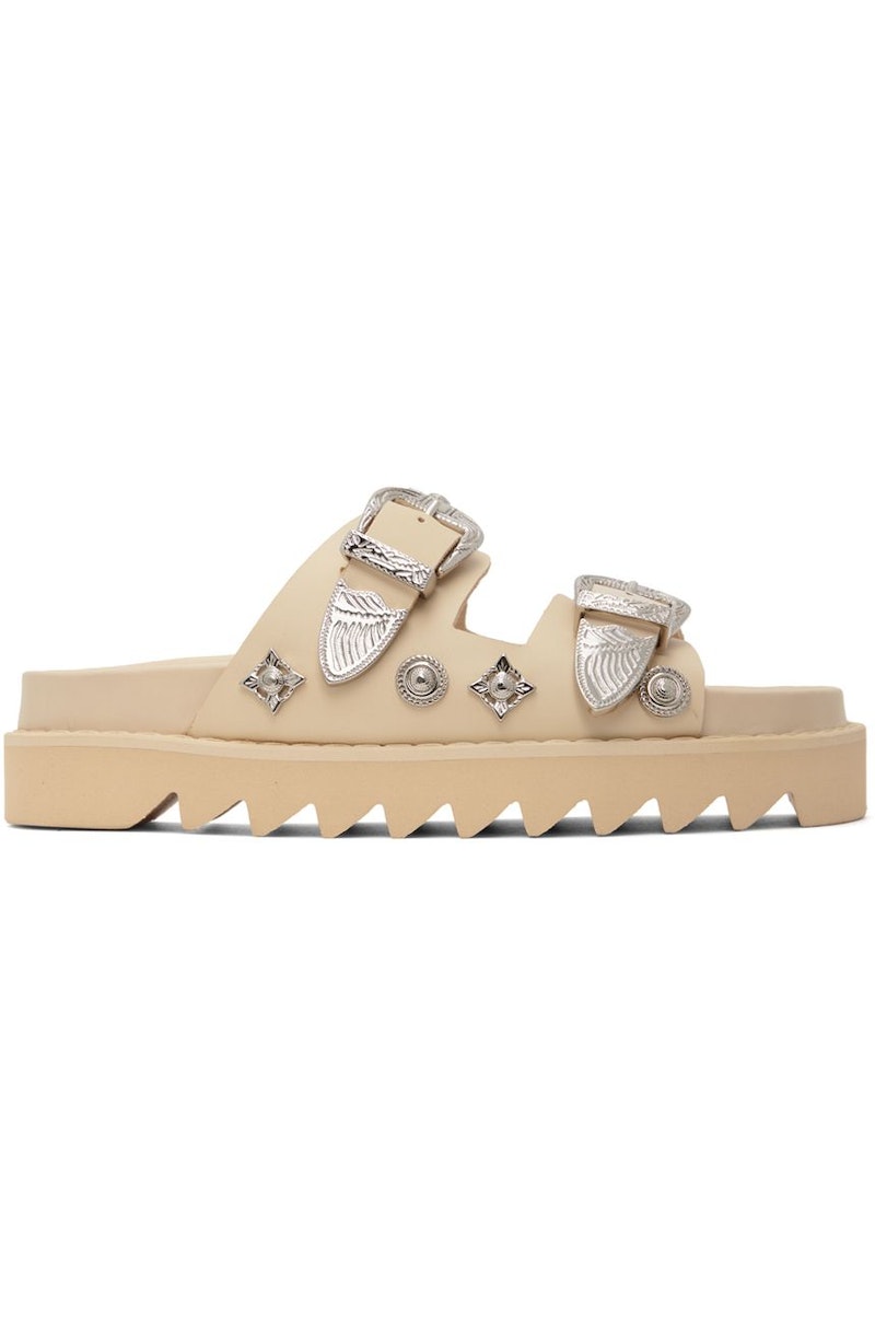 Toga Pulla SSENSE Exclusive Beige Sandals | Garmentory