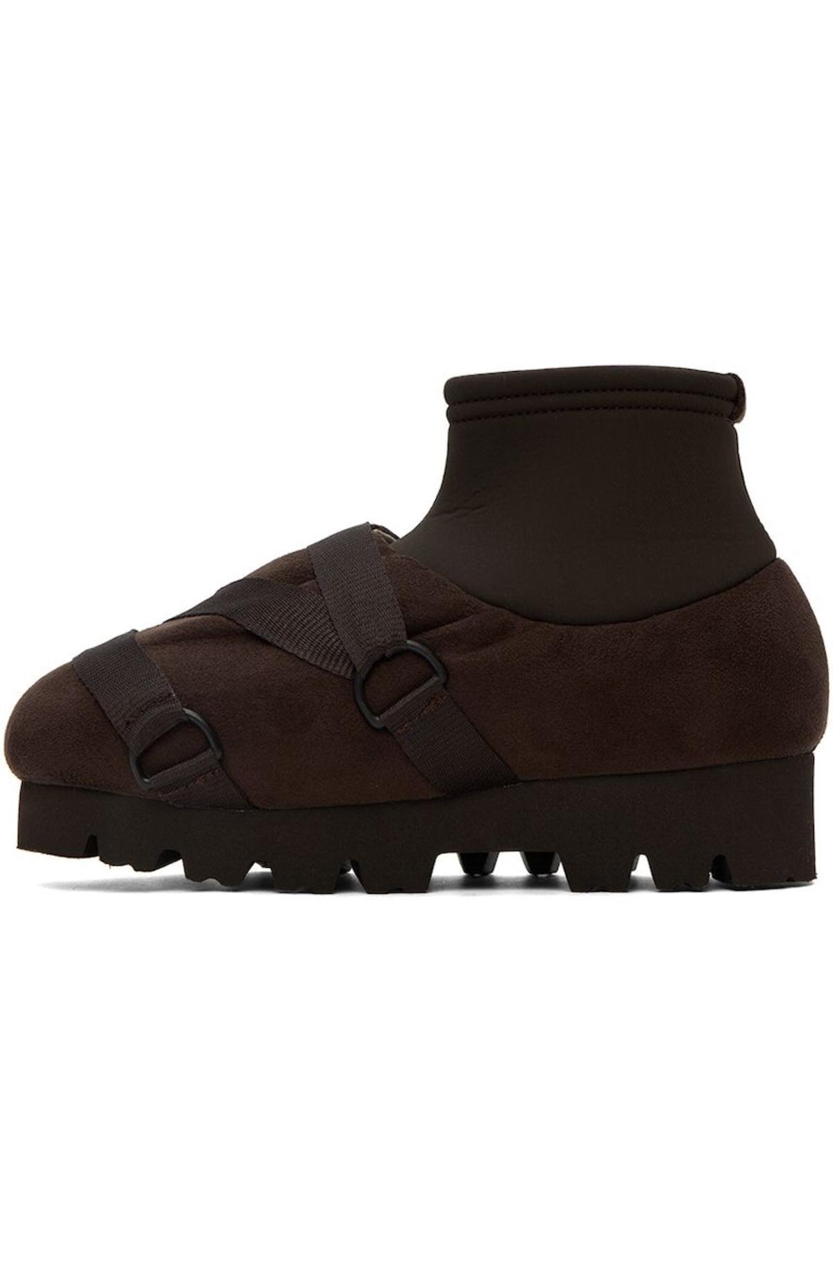 Yume Yume Brown Camp Ankle Boots - Chocolate suede | Garmentory