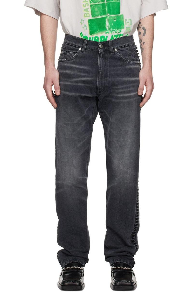 Martine Rose Twist Loop Jeans - Black | Garmentory Martine Rose Twist Loop Jeans - Black | Garmentory