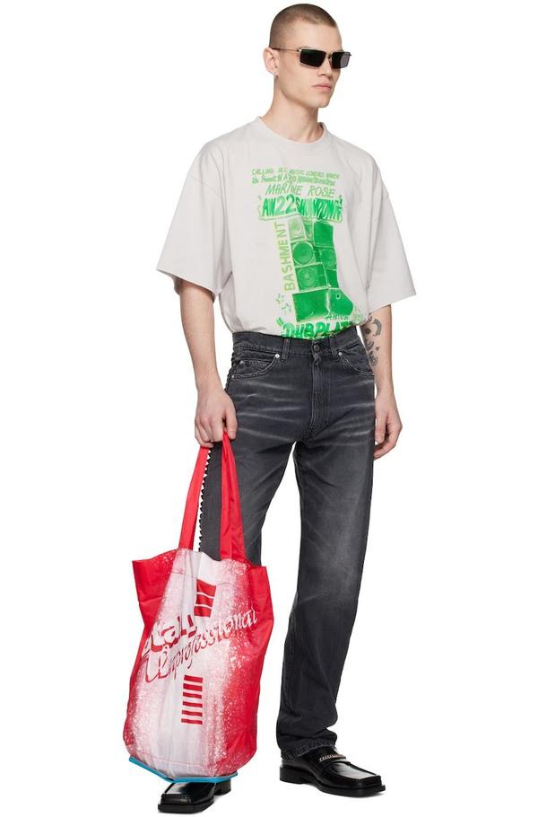 【MARTINE ROSE】TWIST SEAM JEAN - YELLOW OVERDYE YEOVR Yellow Martine Rose Twist Seam Jeans | SVD