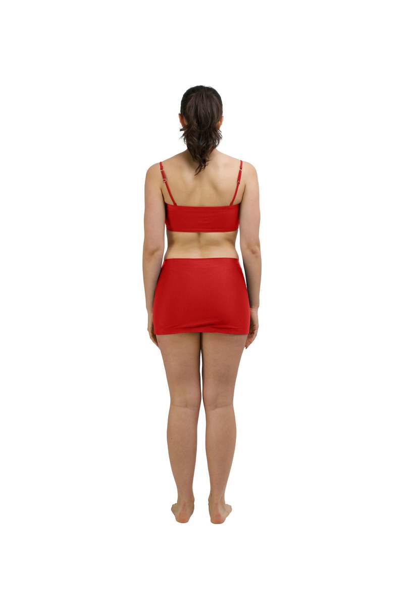 hauslabel  HA 014 MICRO MINI SKIRT - REDCOAT