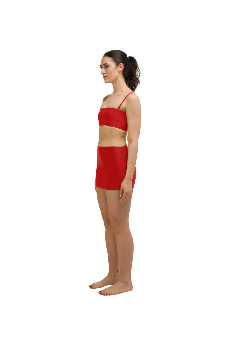 hauslabel  HA 014 MICRO MINI SKIRT - REDCOAT