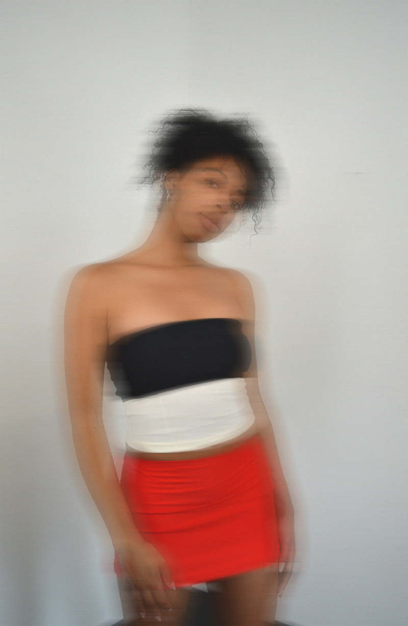 hauslabel  HA 014 MICRO MINI SKIRT - REDCOAT