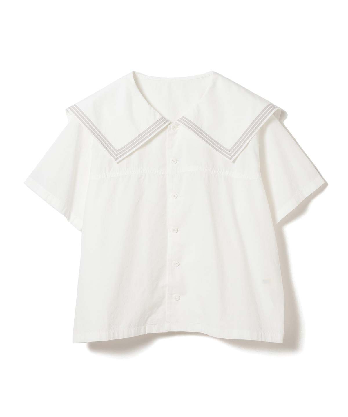 Beams Boy Sailor Collar Shirt - Off White | Garmentory
