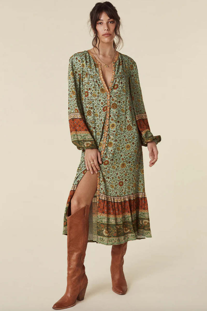 knee length dresses for ladies Shop the Lady Untamed Playdress from Spell at She Creates Stories main image 0
