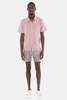 Blue&Cream Short Sleeve Buttondown Slub Jersey - Dust Rose - Thumbnail 6