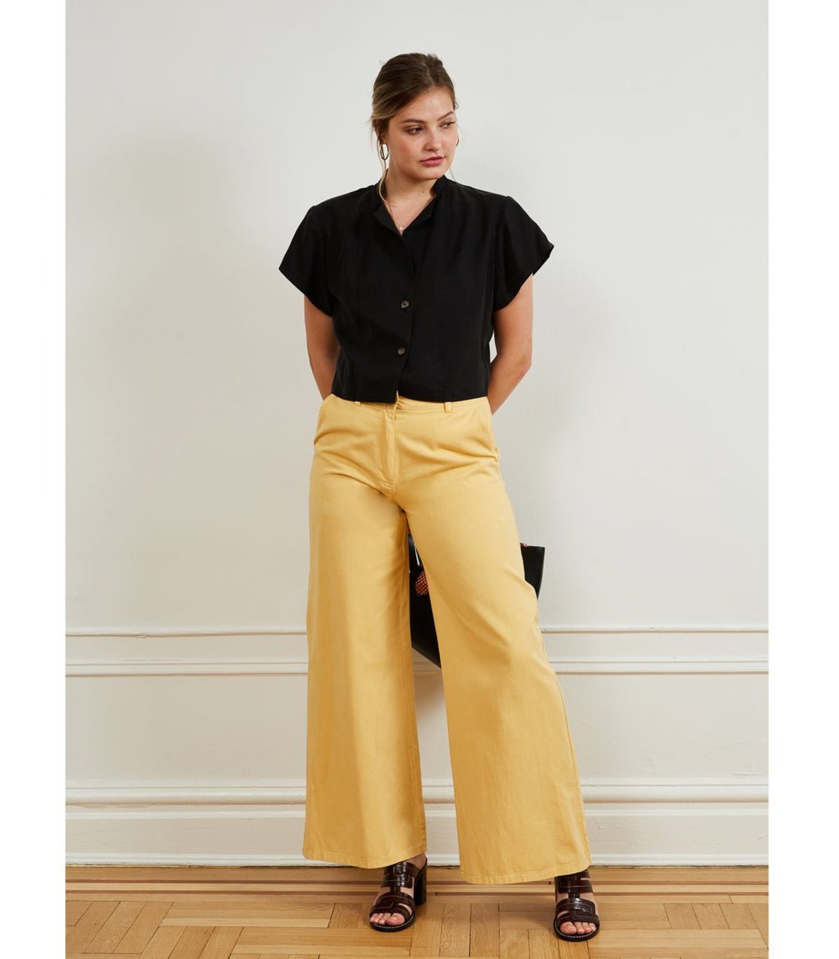 Loup NY Brigitte Trouser - Butter - Image 1 of 3