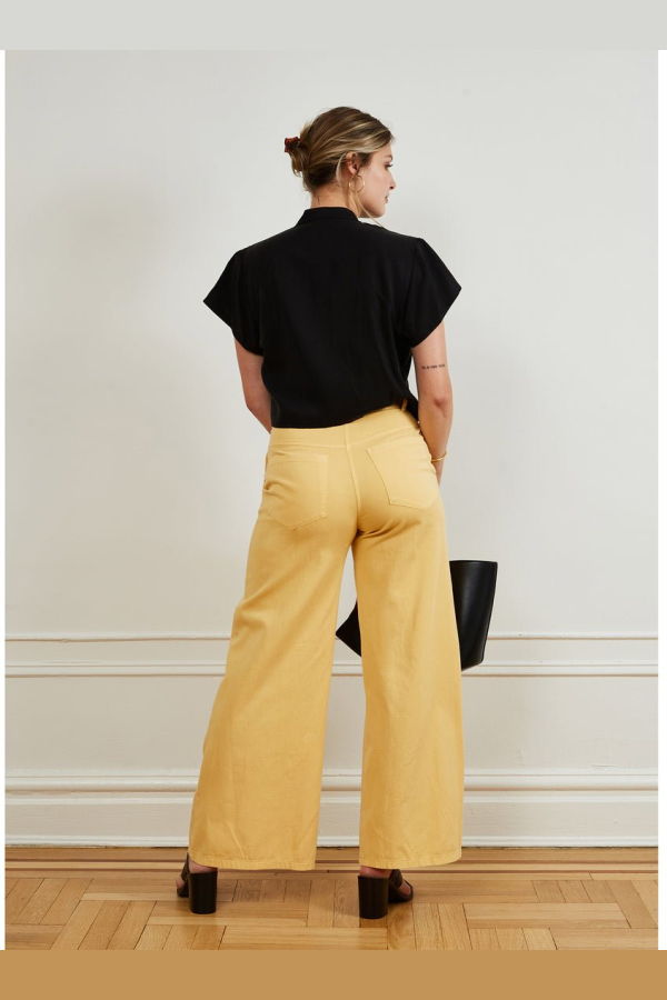 Loup NY Brigitte Trouser - Butter