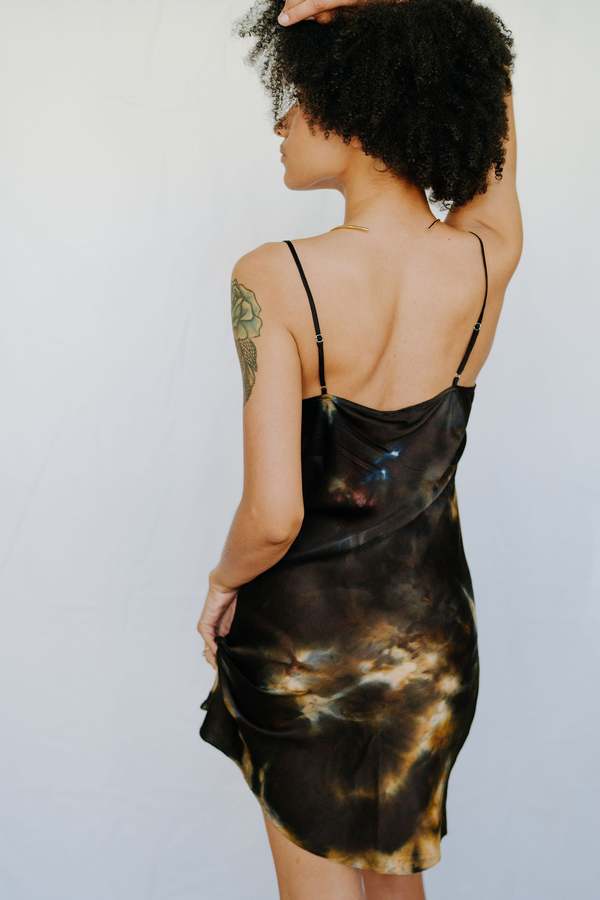 Riverside Tool & Dye Silk Mini Slip Dress | Garmentory