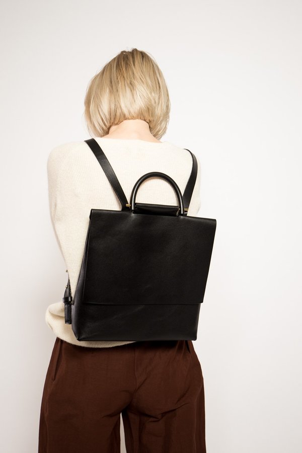 Building Block Mini Rucksack in Black | Garmentory display picture 2