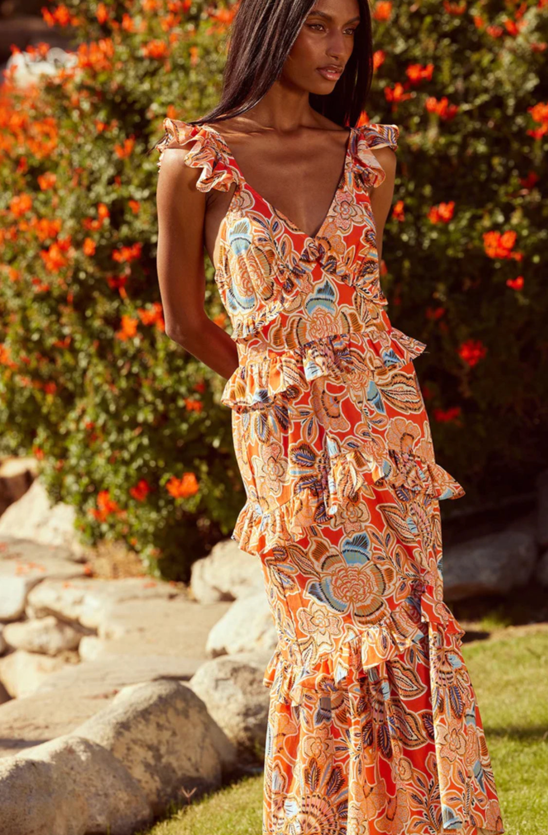 princess polly baby blue dress Herminia Dress – shoprodeodrive main image 0