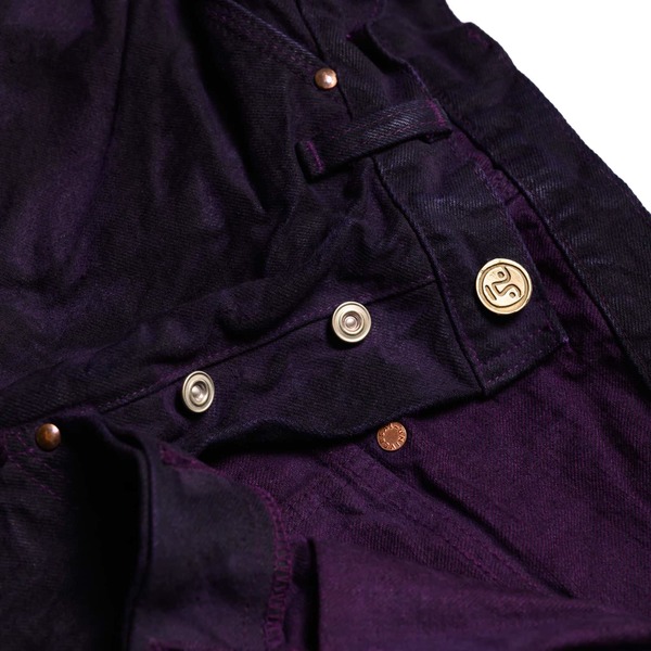 Jean TENDER Selvedge Denim 16oz - Taille 4, Coupe Conique, Haute Taille, Bleu Overdye, Neuf Avec étiquette