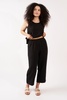 Amanda Moss Edie Linen Pants - Black - Thumbnail 3