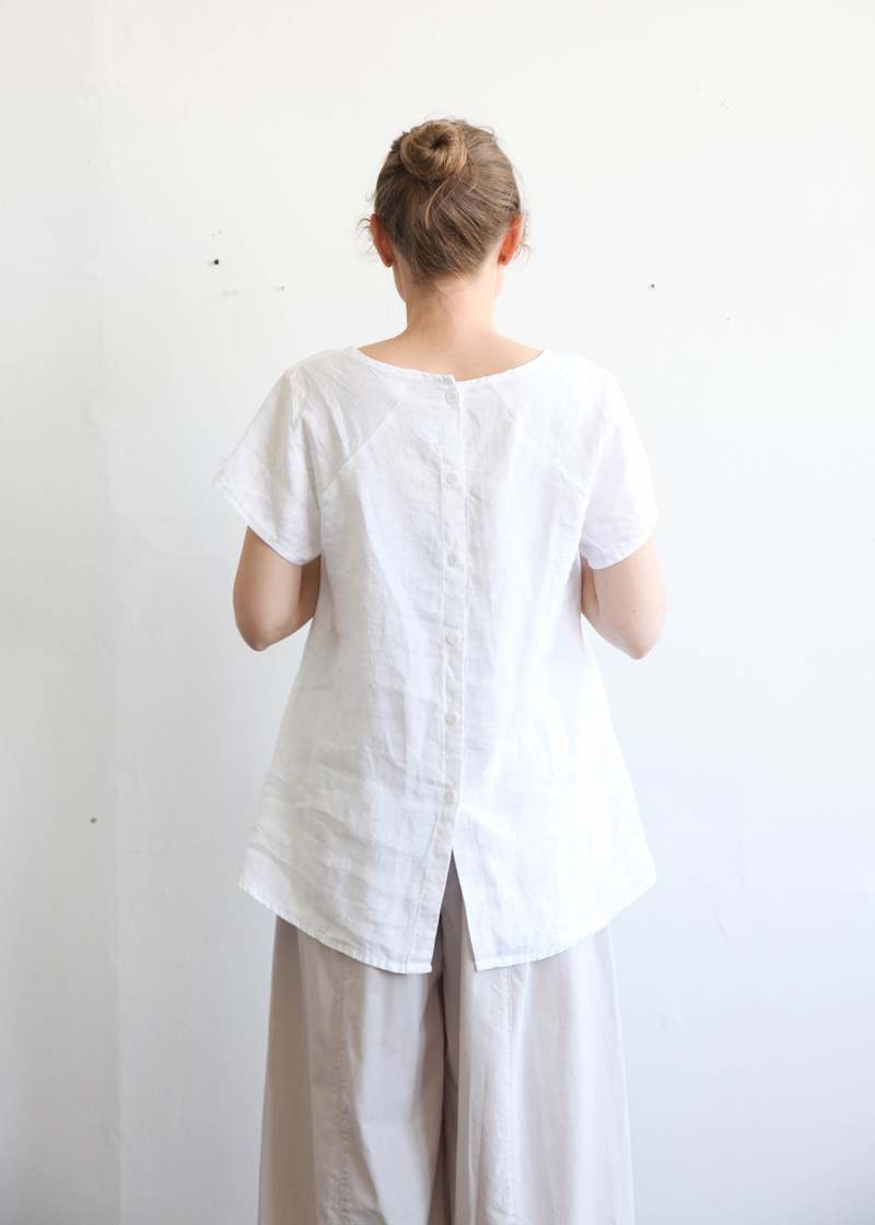 flax Blossom Blouse - Blanc | Garmentory