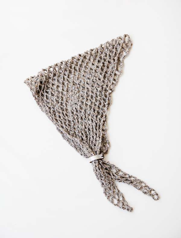 Hiro Yamamoto Fluffy Triangle Scarf - Multi | Garmentory