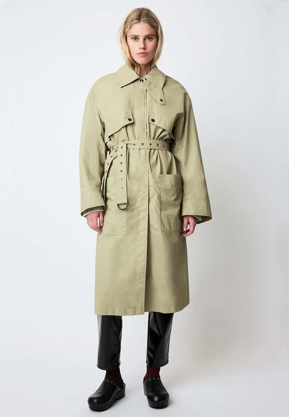 Roseanna Jones Pioggia Trench - Soft kaki - Image 1 of 4