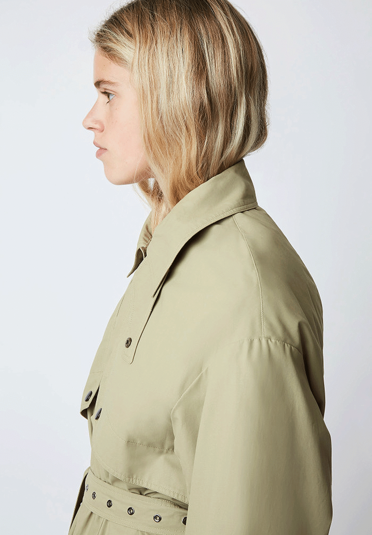 Roseanna Jones Pioggia Trench - Soft kaki - Image 3 of 4